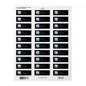 Étiquette Monument à Washington et mémorial 2ÈME GUERRE MOND (Feuille entière)