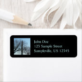 Étiquette Monument de Washington dans le paysage d'hiver I (En situation)