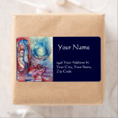 Étiquette MORGANA / Magie et mystère, Imaginaire bleu rose (En situation)