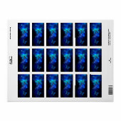 Étiquette Morpho Butterfly in the Dark Background (Feuille entière)