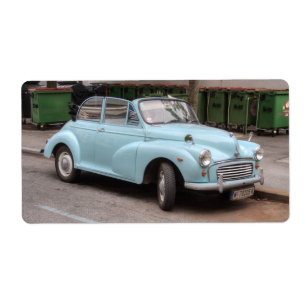 Étiquette Morris Minor Convertible Tourer