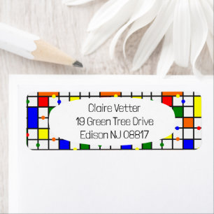 Étiquette Mot de passe coloré