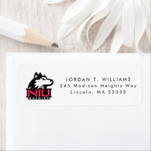 Étiquette Mot-symbole NIU Huskies