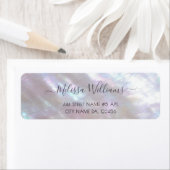 Étiquette Mother-of-pearl Shimmering (En situation)