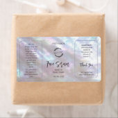 Étiquette Mother-of-pearl Shimmering Serum Label (En situation)