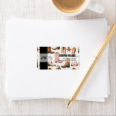 Étiquette Motif bottes Cowboy (En situation)