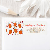 Étiquette Motif canadien de sirop d'érable (En situation)