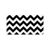 Étiquette Motif Chevron de base (Devant)