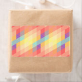 Étiquette Motif coloré (En situation)