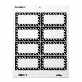 Étiquette Motif Dachshund couleur personnalisé (Feuille entière)