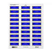 Étiquette Motif De Carrelage 'Argile' Multicolore Jaune (Feuille entière)