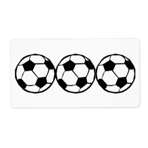 Étiquette Motif de football