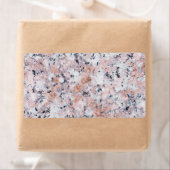 Étiquette Motif de granit (En situation)