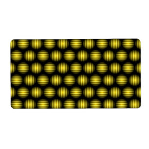 Étiquette Motif de la boule de Stripey