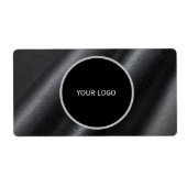 Étiquette Motif de texture cuir (Devant)