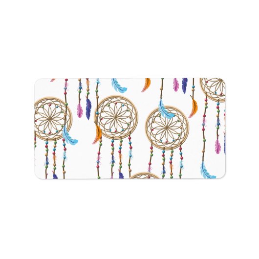 Étiquette Motif Dreamcatcher (Devant)