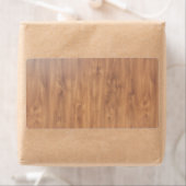 Étiquette Motif en bois foncé (En situation)