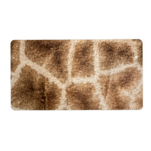 Étiquette Motif Giraffe