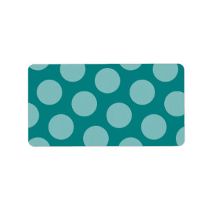 Étiquette Motif Polka Dot