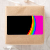 ÉTIQUETTE MOTIF RAINBOW (En situation)