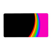 ÉTIQUETTE MOTIF RAINBOW (Devant)