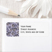 Étiquette Motif Rose Lavender (En situation)