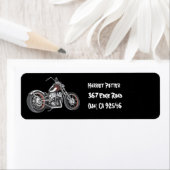 Étiquette Moto Retro Vélo Vintage (En situation)