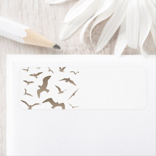 Étiquette Mouette (En situation)