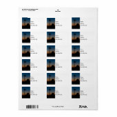 Étiquette Moulin Ozark Sunset (Feuille entière)