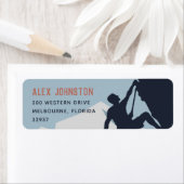 Étiquette Mountain Climat Adresse de retour (En situation)