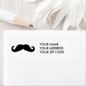 Étiquette Moustache (En situation)