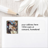 Étiquette Mucha (En situation)