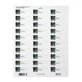 Étiquette Muir Woods Stream (Feuille entière)