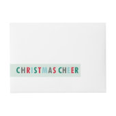 Étiquette multicolore d'enveloppe d'adresse (Devant)