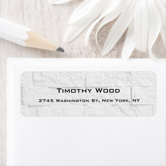 Étiquette Mur gris clair Créatif Professionnel Moderne (En situation)