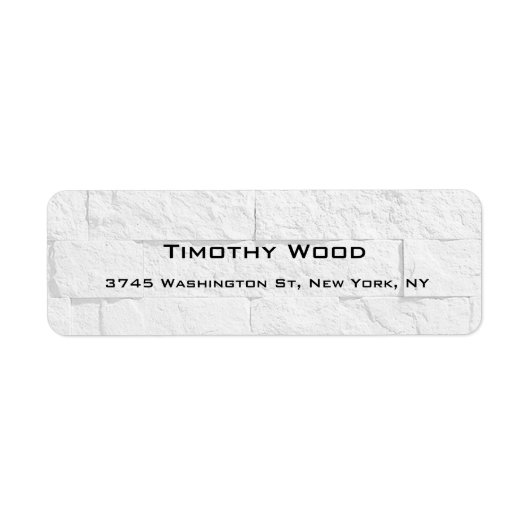 Étiquette Mur gris clair Créatif Professionnel Moderne (Devant)