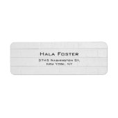 Étiquette Mur gris tendance Plain élégant style moderne (Devant)