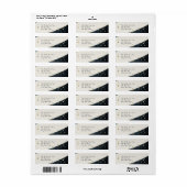 Étiquette Musique dans l'air (Feuille entière)