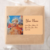 ÉTIQUETTE MUSIQUE FABRIQUANT L'ANGE DE NOËL (En situation)