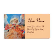 ÉTIQUETTE MUSIQUE FABRIQUANT L'ANGE DE NOËL (Devant)