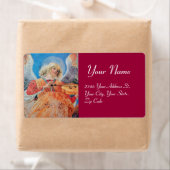 ÉTIQUETTE MUSIQUE FABRIQUANT L'ANGE DE NOËL (En situation)