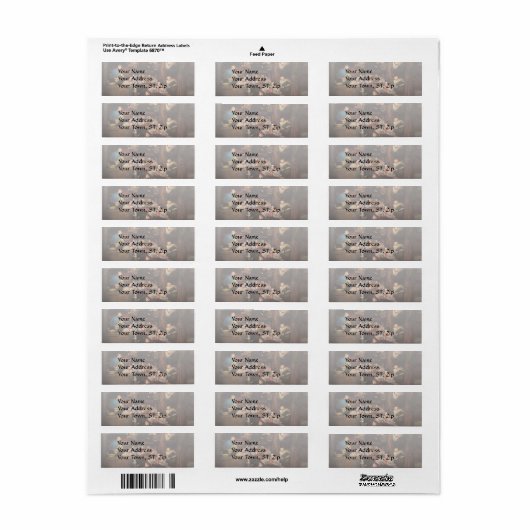 Étiquette Musique - Jam Session 1918 (Feuille entière)