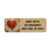 Étiquette My Heart (Devant)