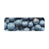 Étiquette Myrtilles (Devant)