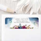 Étiquette Mystic Garden Celestin Thème Retourner l'adresse (En situation)