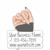 Étiquette Nails Business (Devant)