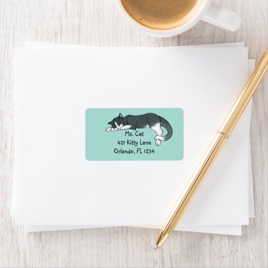 Étiquette Napping Kitty (En situation)