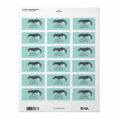 Étiquette Napping Kitty (Feuille entière)