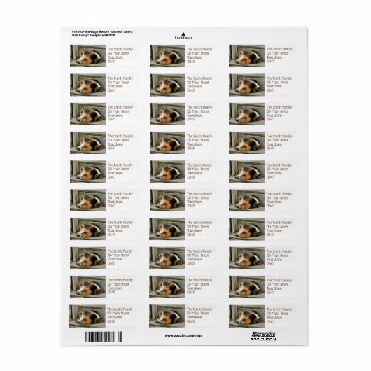 Étiquette Naptime (Feuille entière)