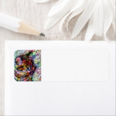 Étiquette Nari et les fleurs (En situation)